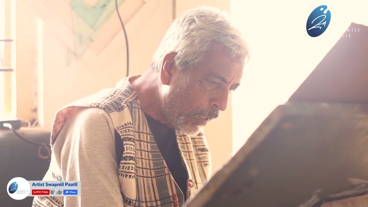 Artist S.Nibalkar | चित्रकार एस. निंबाळकर | अवलिया Ep 1 | ​#artistswapniilpaatil #s.nibalkar #art 