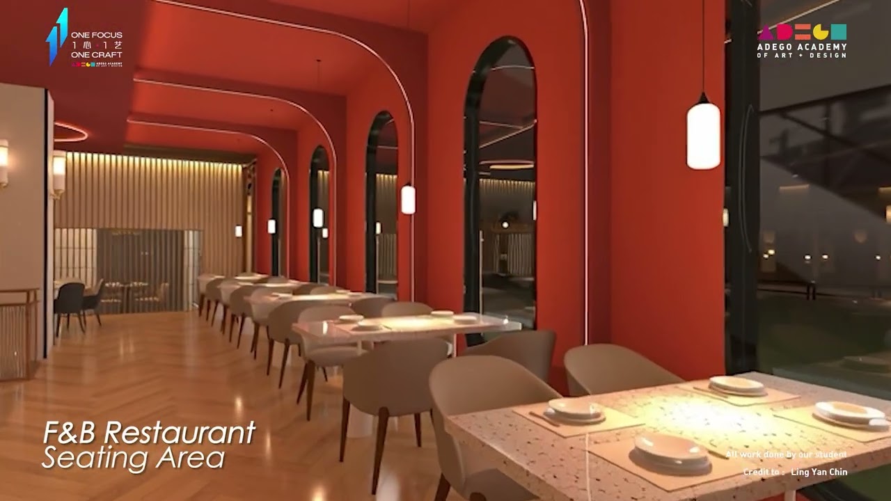 TALENT SHOWCASE | INTERIOR DESIGN Showcasing artwork by our student Ling Yan Chin