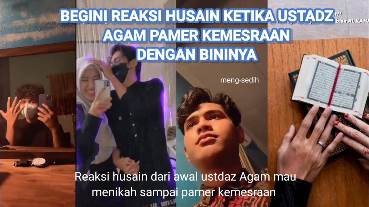 Ustadz Agam Pamer Bini Bikin Iri Inilah Reaksi Lucu Husain | Diakhir Vid keuwuan ustd Agam & Aisyah