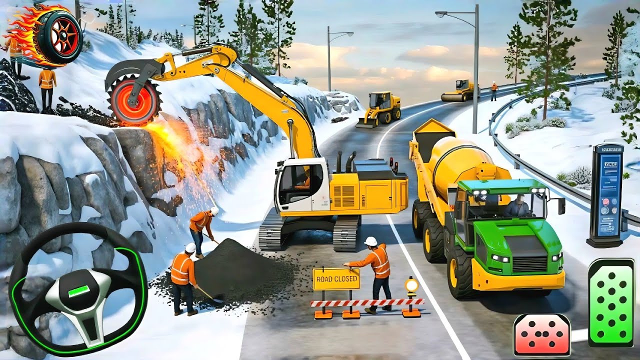 Road Construction Simulator 3D _ Heavy Mining Machinery In Construction _ Android Gameplay _ Part 3