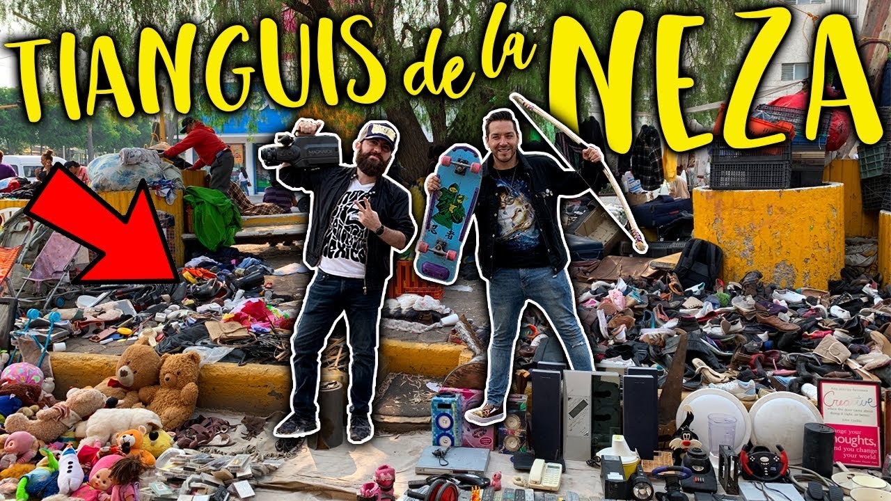 VISITANDO EL TIANGUIS DE LA NEZA CON LA RUTA DE LA GARNACHA Y MADHUNTER FLEA MARKET CDMX MEXICO