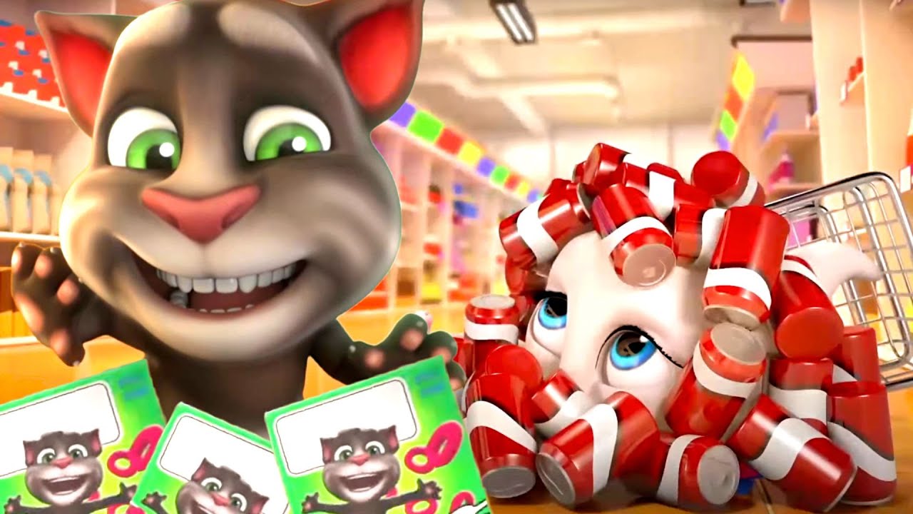 Talking Tom | El último cereal (Derrape en el supermercado) | Episodio 132 ⭐ Súper Toons TV - Peques