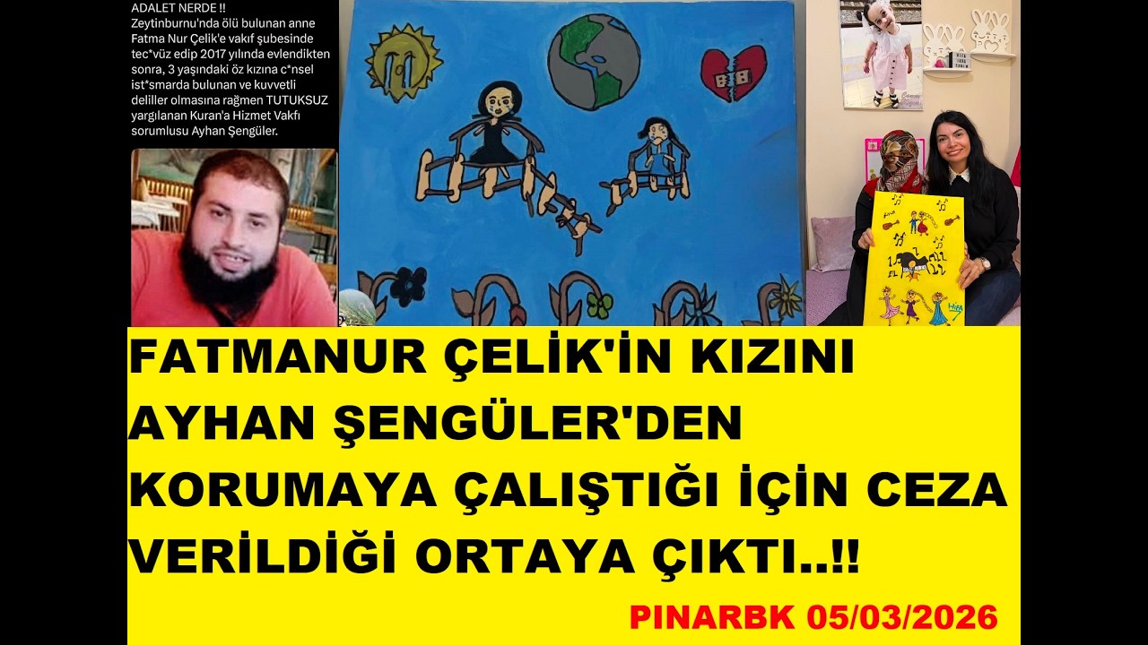 FATMANUR ÇELİK'İN KIZINI AYHAN ŞENGÜLERDEN KORUMAYA ÇALIŞTIĞI İÇİN CEZA VERİLDİĞİ ORTAYA ÇIKTI..!!