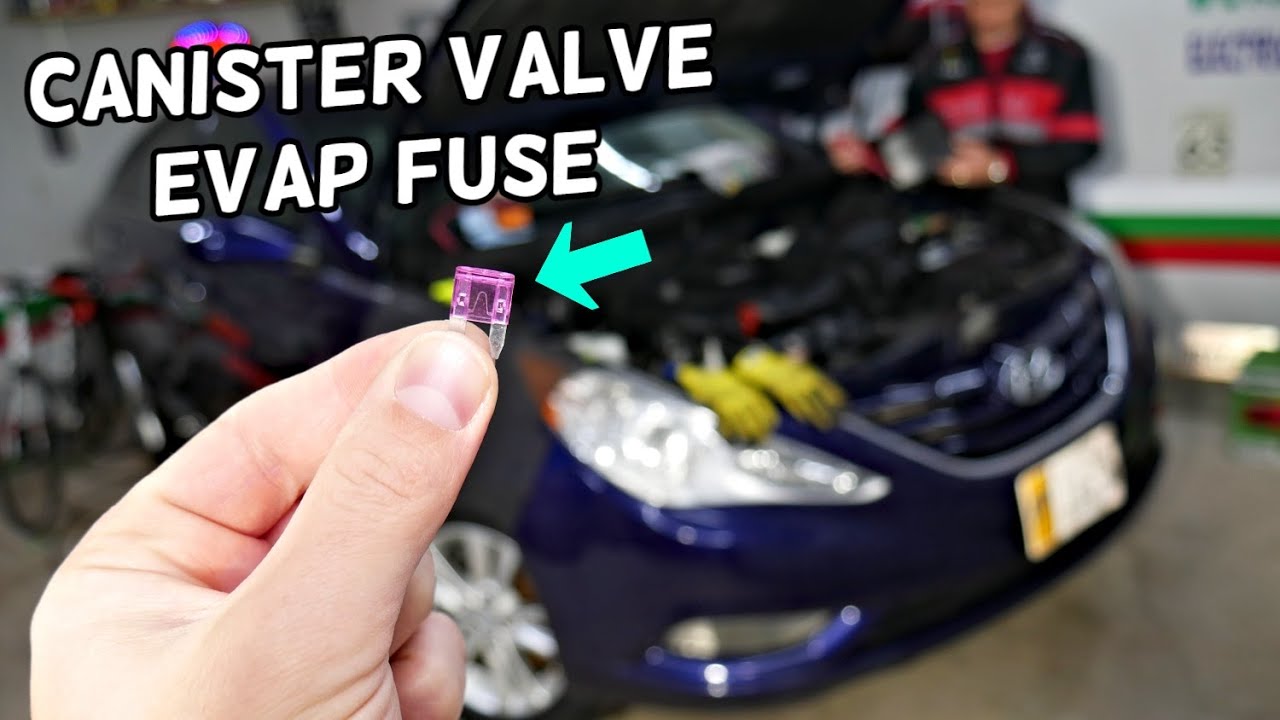HYUNDAI SONATA EVAP CANISTER VALVE FUSE LOCATION REPLACEMENT