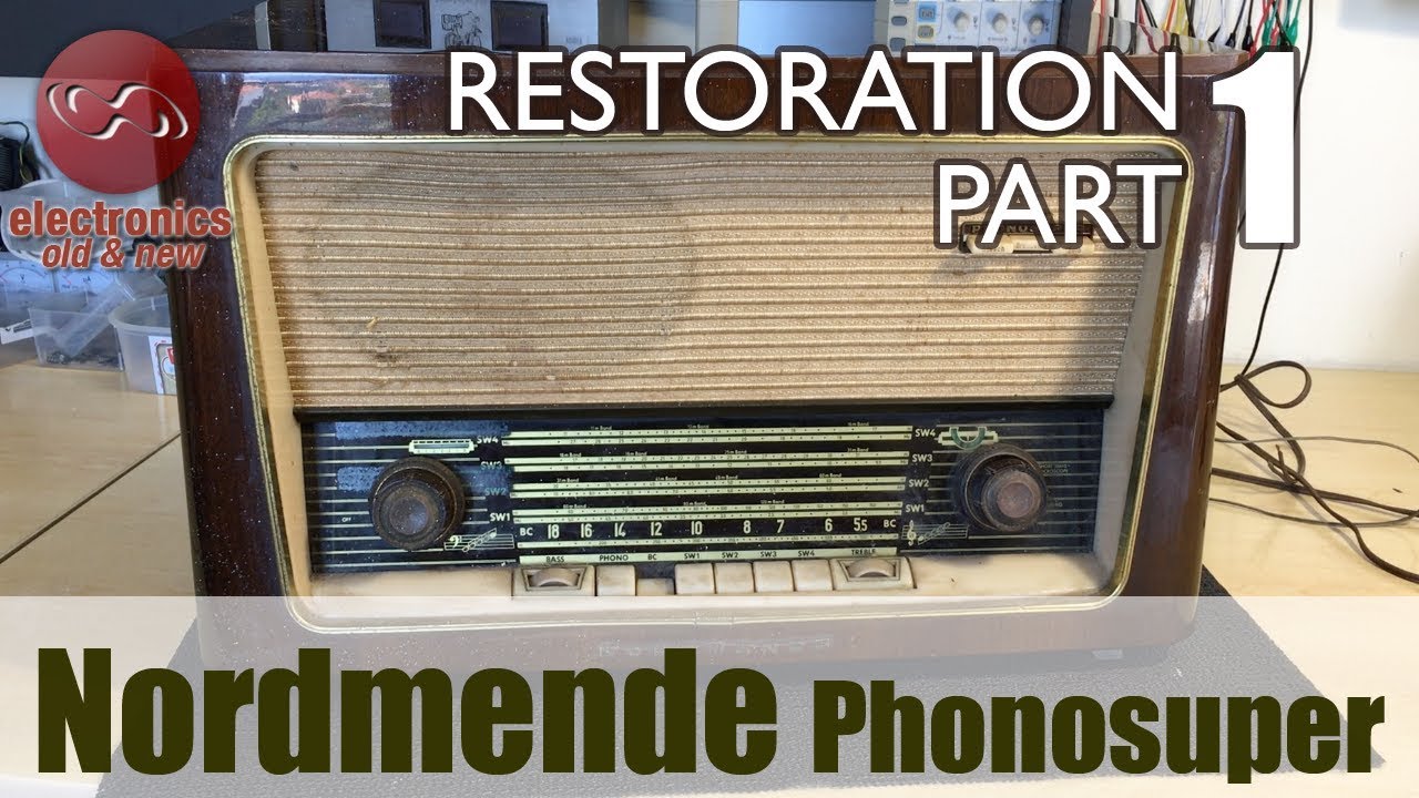 Реставрация радиоприемника Nordmende Phonosuper - Часть 1. Первый взгляд.