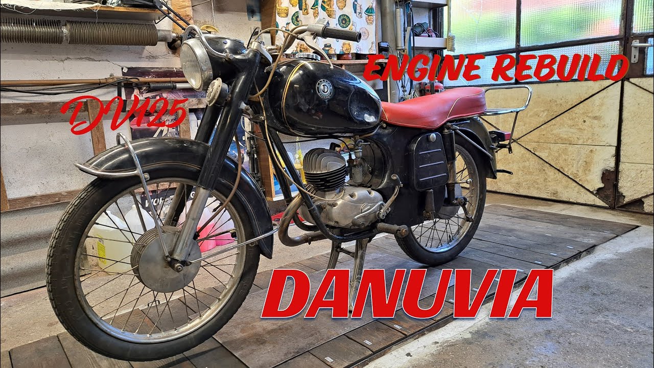 Danuvia DV125 1965 engine rebuild my father's bike / Danuvia motorblokk felúíjtás apám motorja