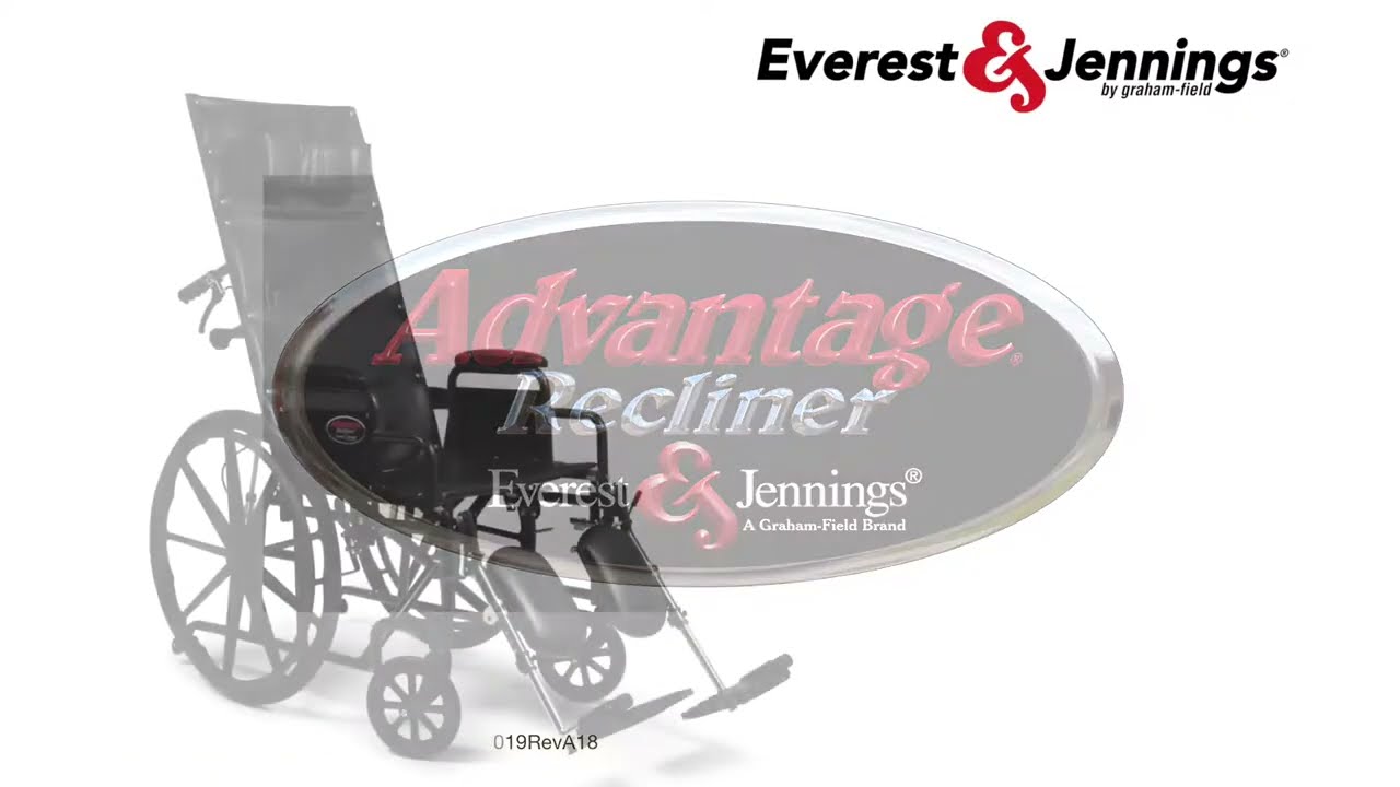 Everest & Jennings Advantage Recliner Wheelchair by Graham Field