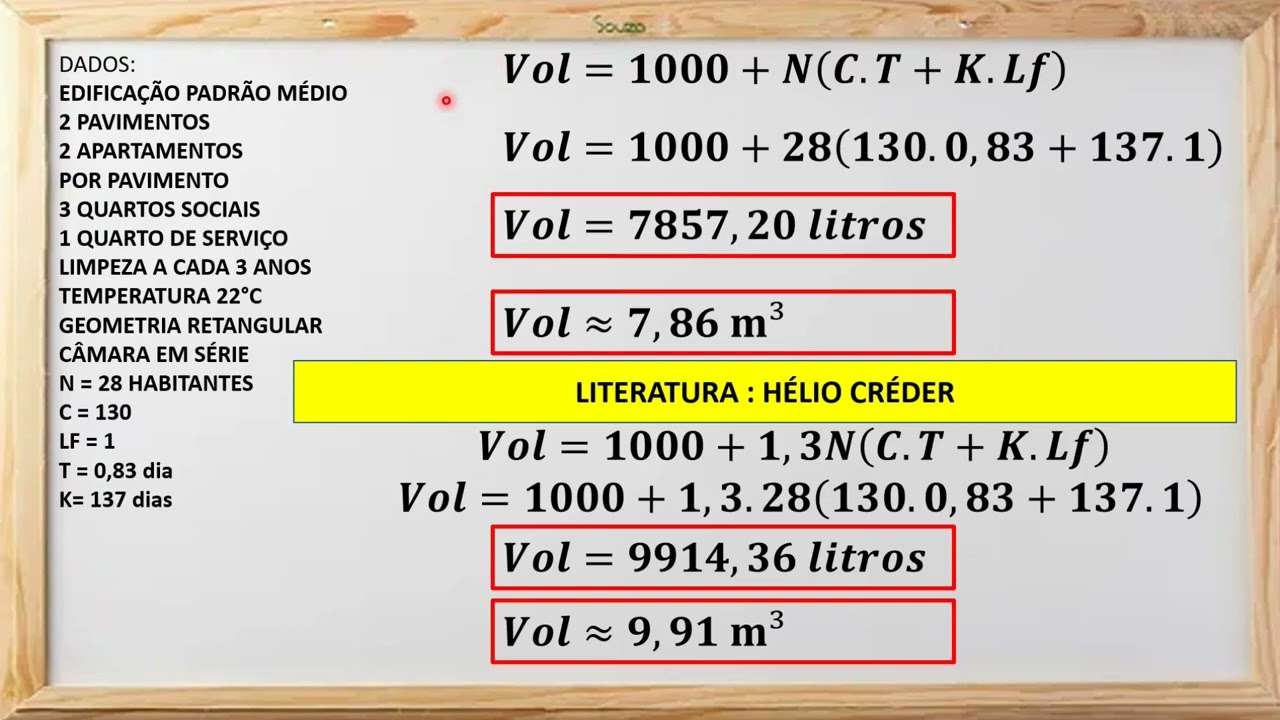 COMO DIMENSIONAR FOSSA SÉPTICA DE CÂMERA EM SÉRIE