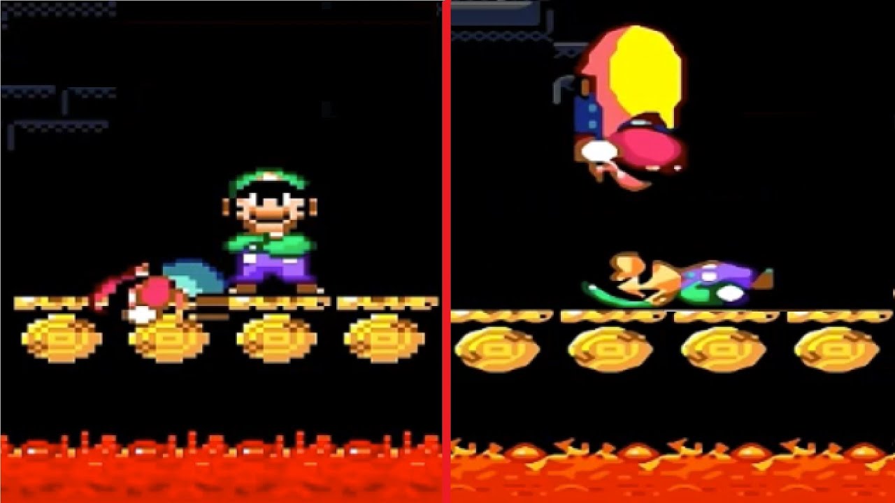 Super Mario World HD: I Hate You: Comparison PC VS SNES