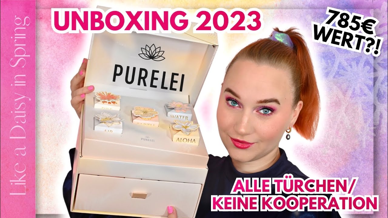 PURELEI Adventskalender 2023 Unboxing Gold I Alle Türchen öffnen I Verlosung 😍 | LikeADaisyInSpring