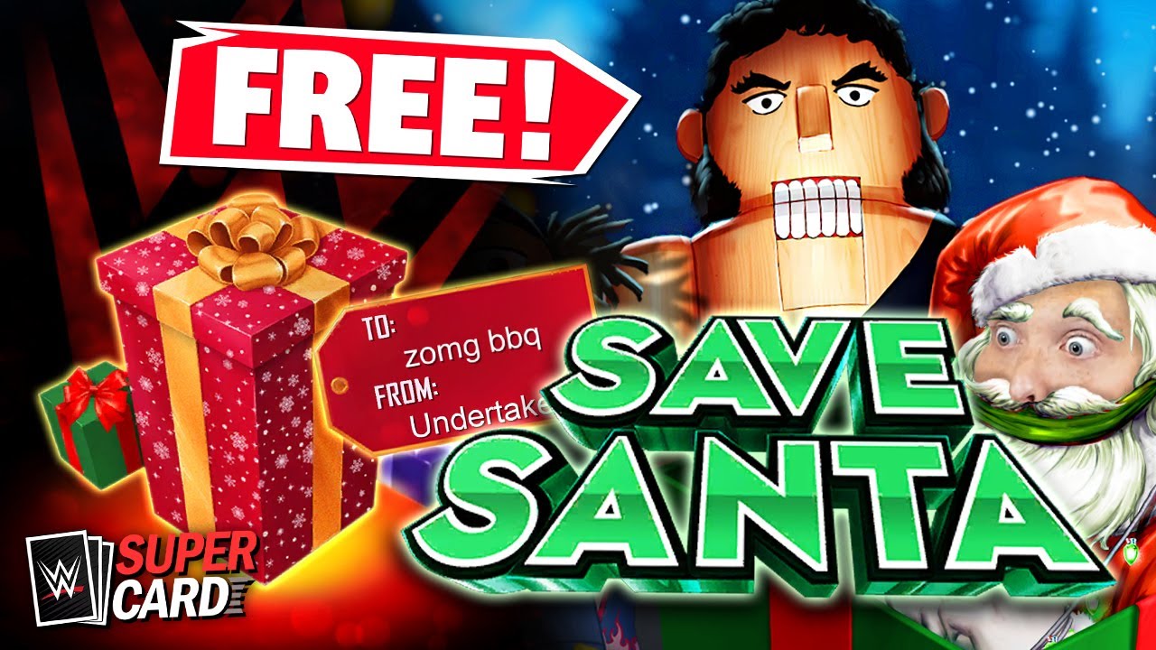 How To Beat SAVE SANTA Mode for FREE? Insane XMAS Gift Packs! 🎁 | WWE SuperCard
