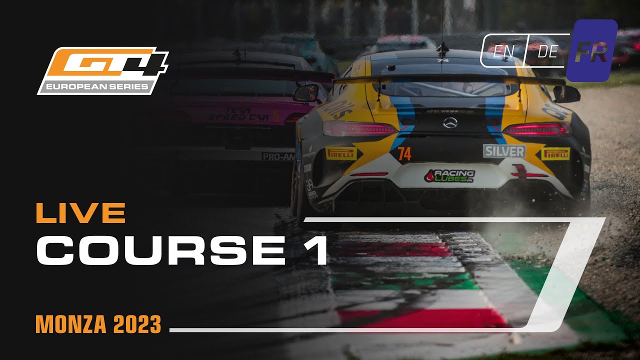 EN DIRECT  | Course 1 | Monza | GT4 European Series 2023 (French)