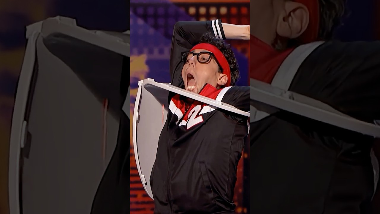He Can Fit Through ANYTHING! #agt #shorts