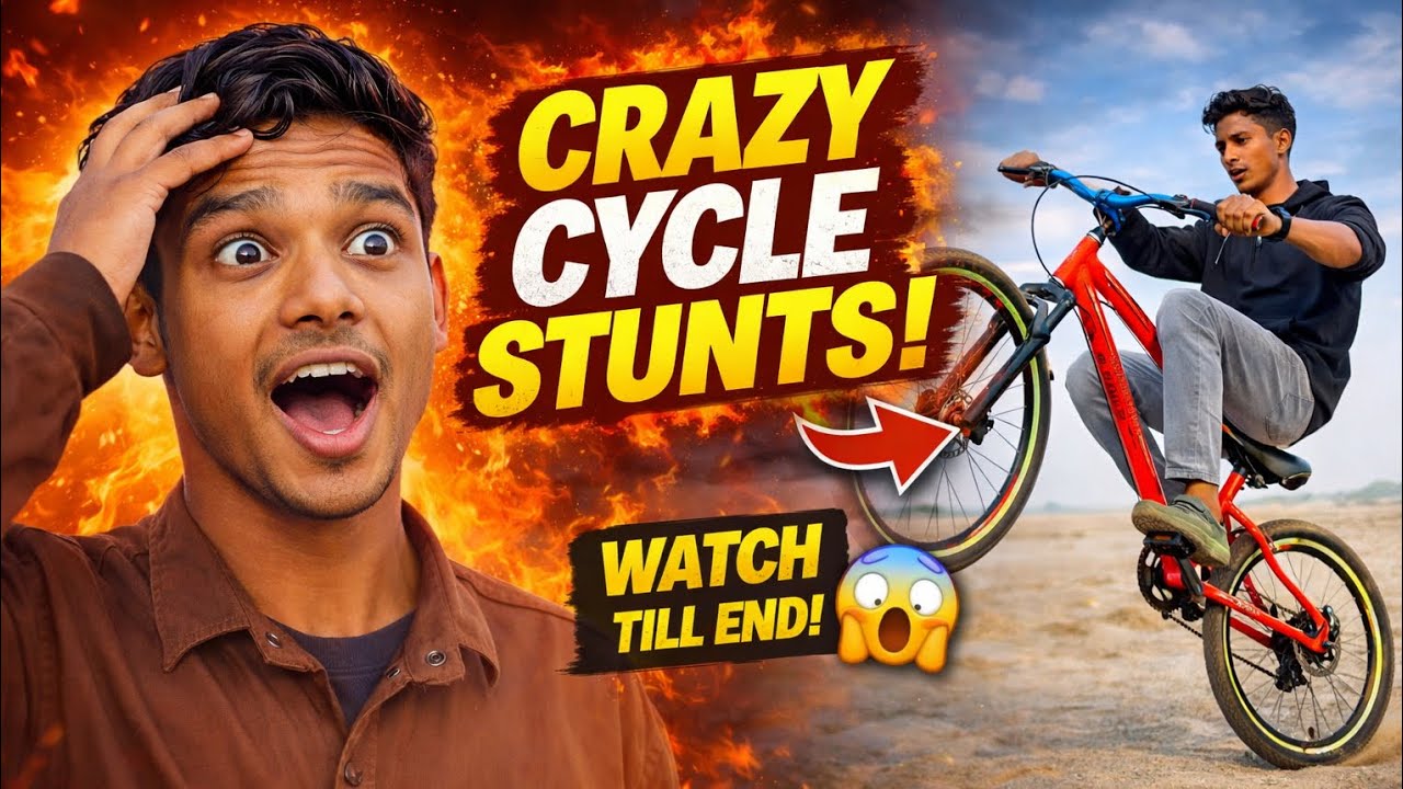 Crazy cycle stunts vlogs 😱 @SAIFMTB07