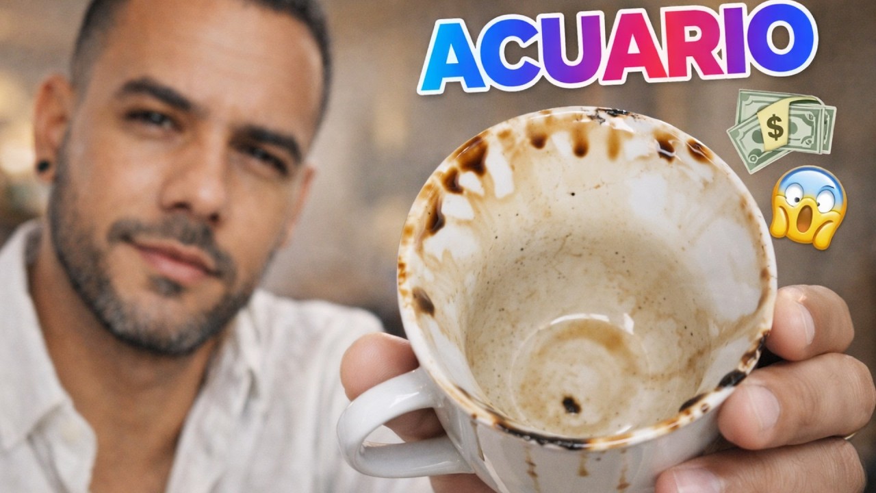 😨 AcuarioTU PODER OCULTO SE REVELA HOY - lectura del cafe, lectura de la taza