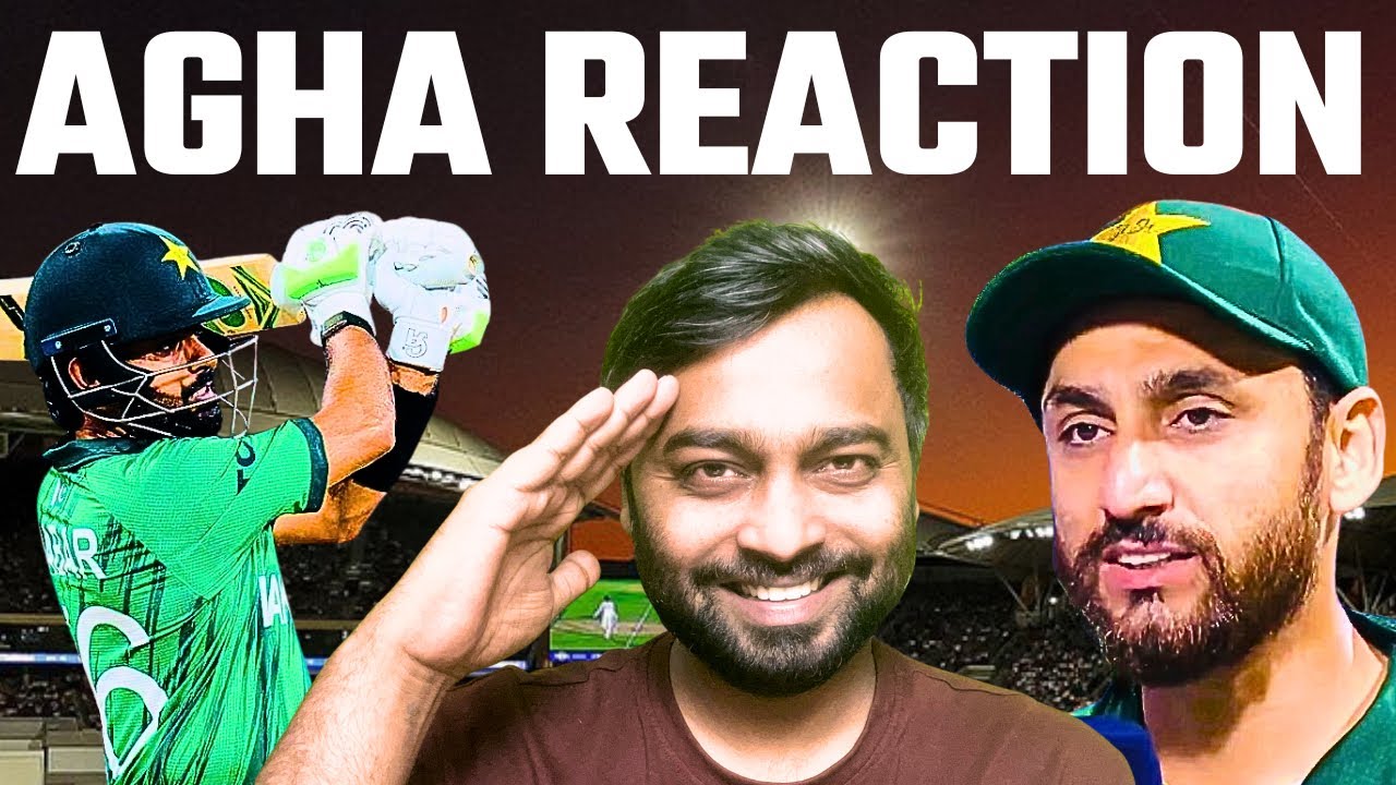 Agha Salman reaction on Babar Azam 46 runs against USA in T20I World Cup 2026 | PAKvsUSA Match