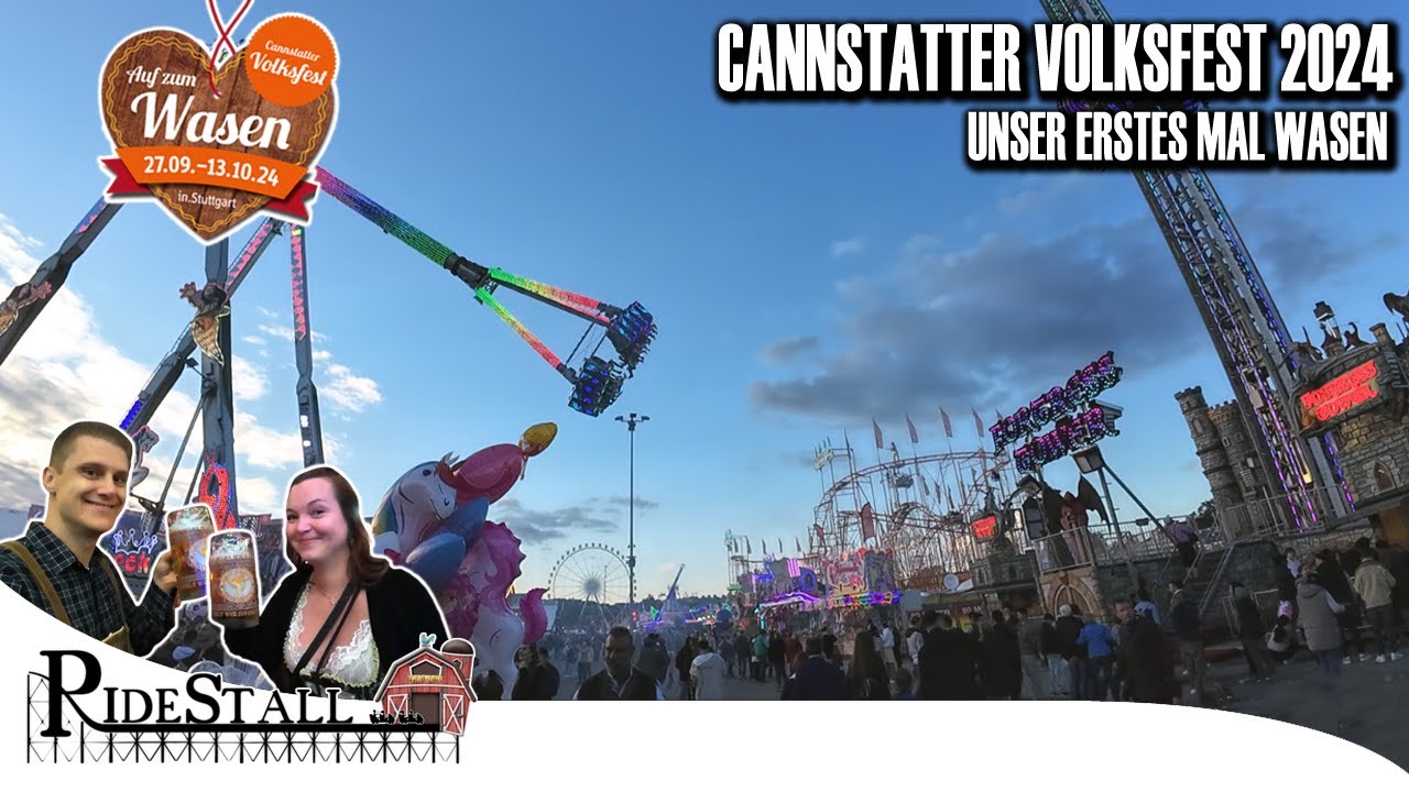 Cannstatter Volksfest 2024 - unser erstes Mal Wasen in Stuttgart | VLog