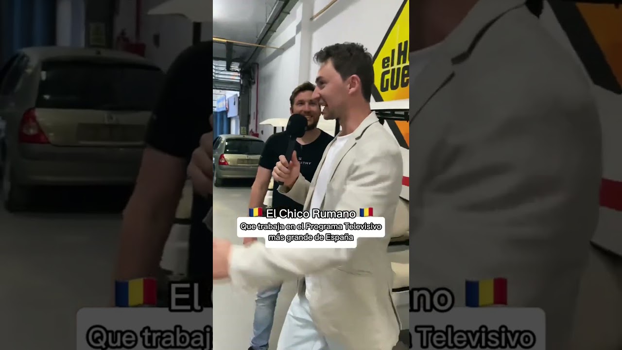 El chico rumano 🇷🇴 que trabaja en el”Programa Televisivo” más grande de España (El Hormiguero)