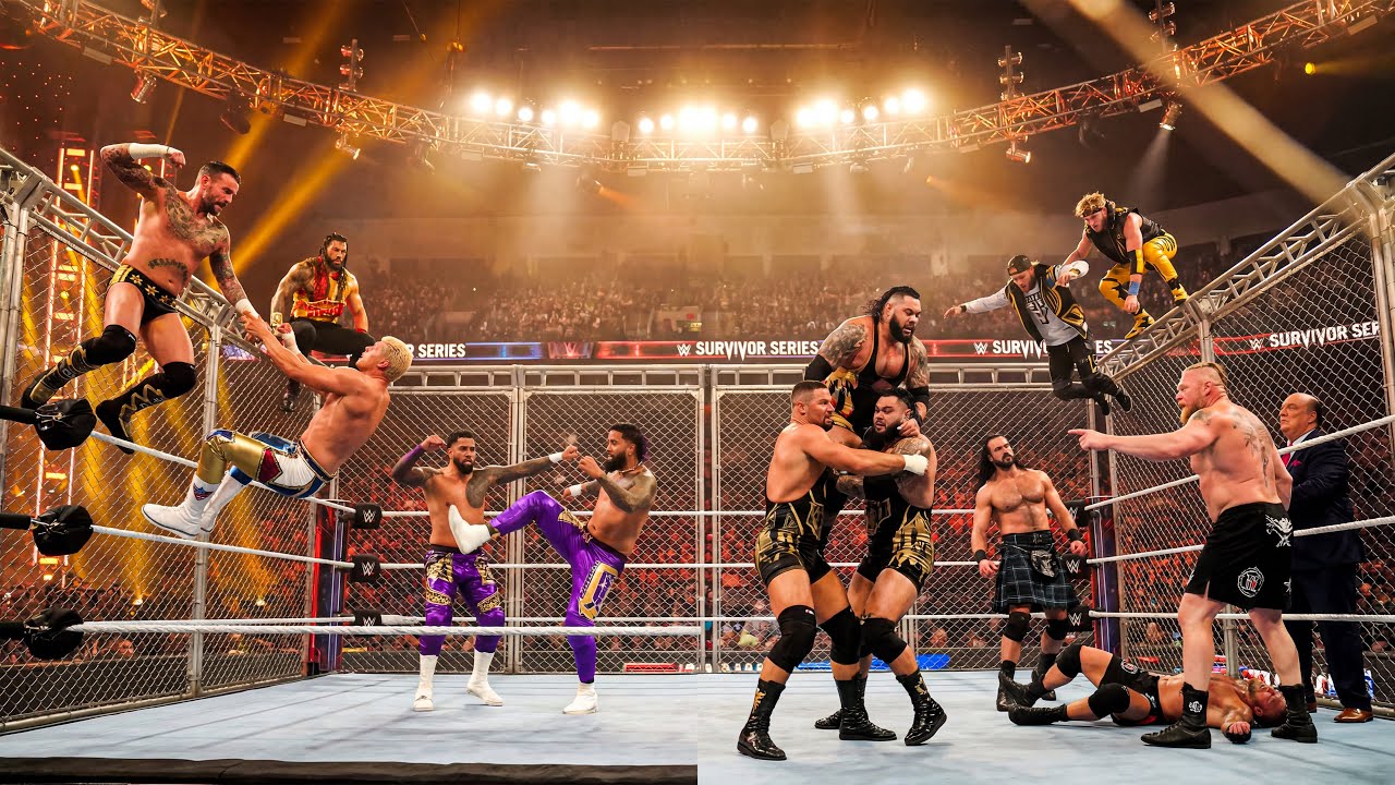 Team CM Punk vs Team Brock Lesnar | Survivor Series: Men's WarGames 2025