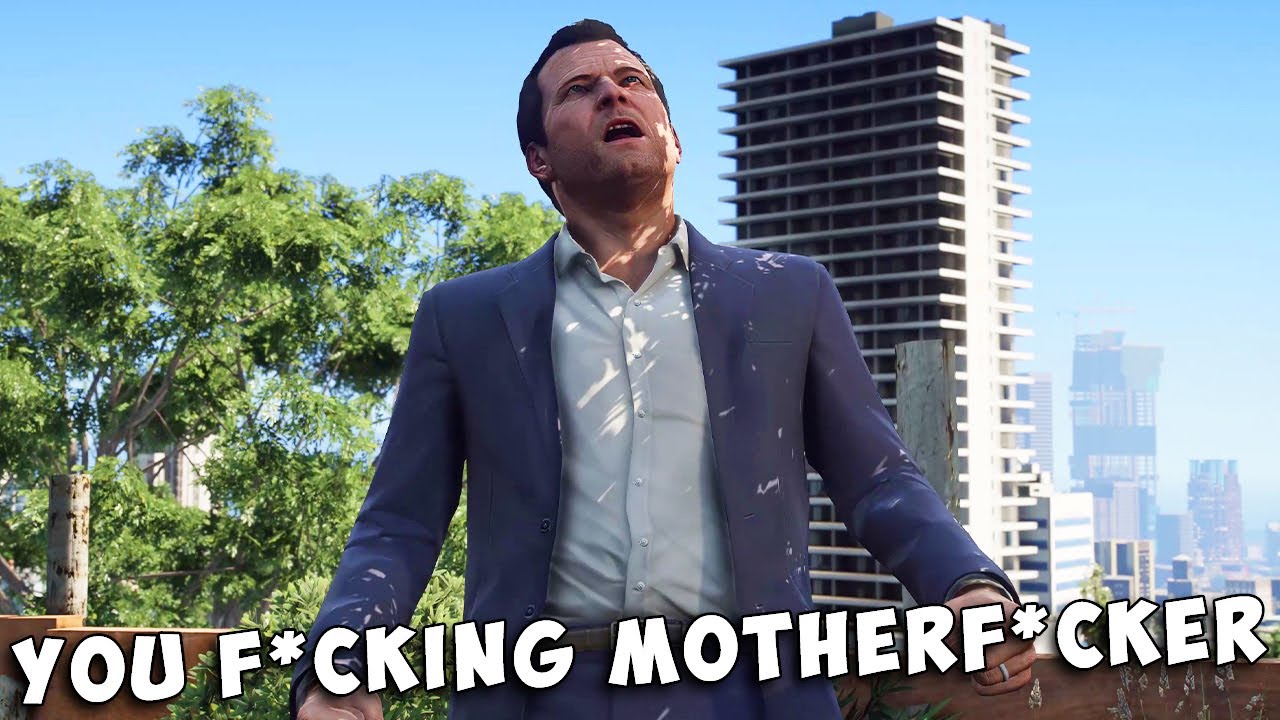 GTA 5 — Майкл разрушает дом Мартина Мадрасо [4K]