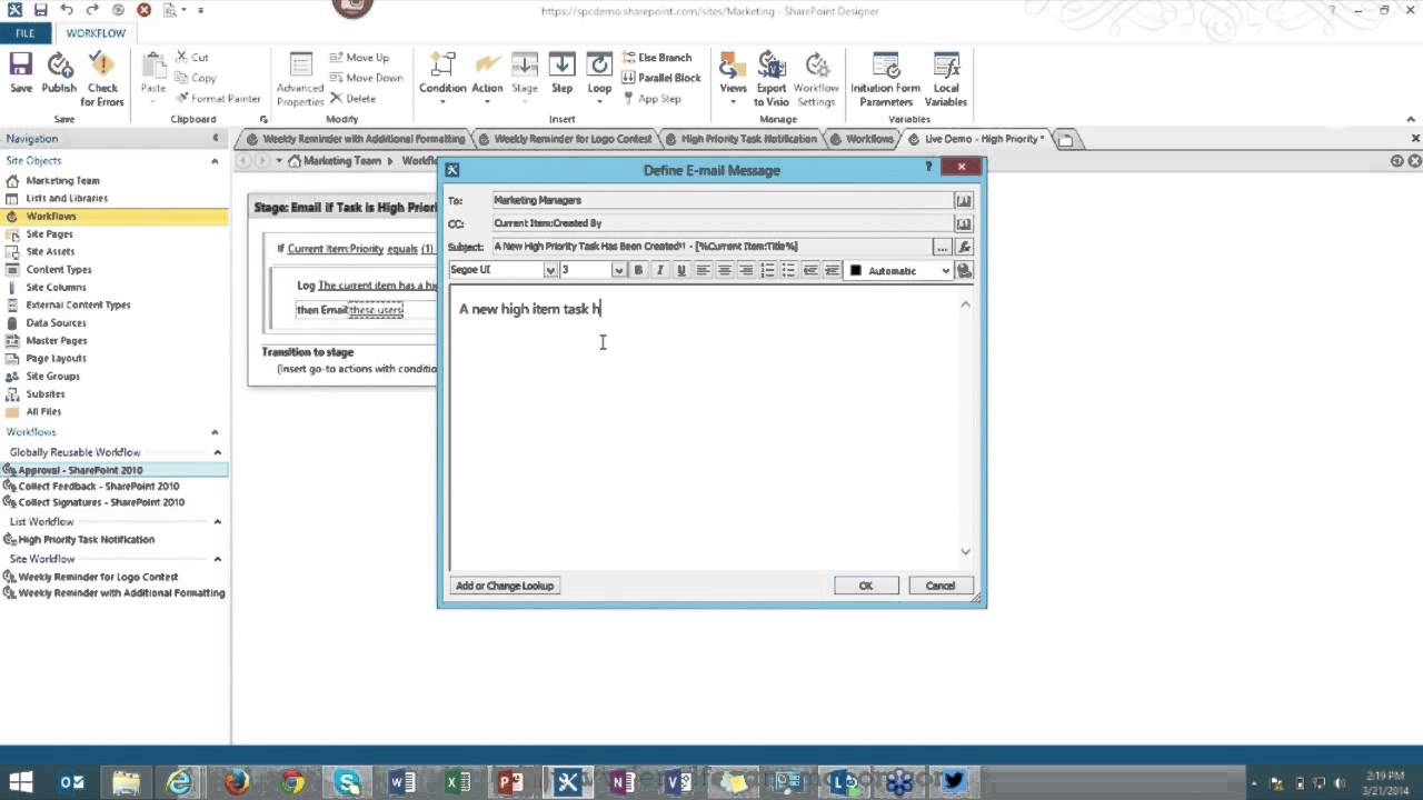 No-Code SharePoint Solutions: Creating Auto Notification Emails