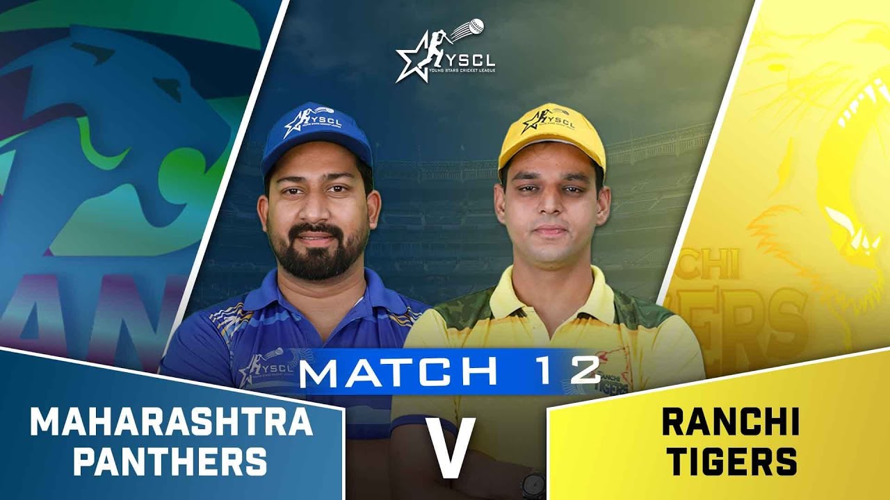 Maharashtra Panthers  vs Ranchi Tigers LIVE | YSCLeague Nationals 2025 | YSCL