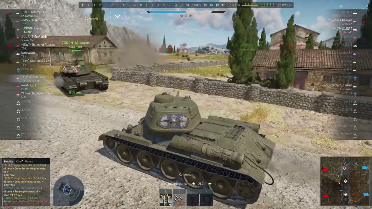 7.0 fun a 5.3 T-34 85