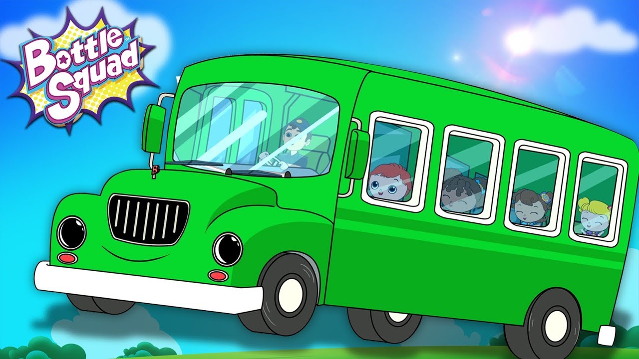 Bottle Squad Wheels On The Bus | Rhymes For Children | Popular Rhymes | Kids Song Collection
