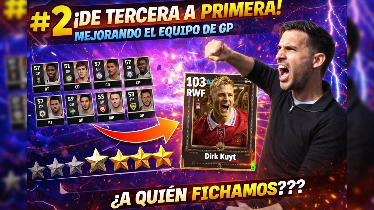 🔴#2 EQUIPO DE GP Y LO MEJORO  CON CADA VICTORIA DE TERCERA A PRIMERA DIVISION!! | eFootball 2026