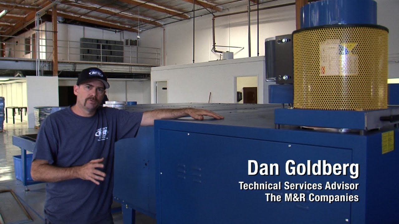 M&R Screen Printing Equipment Setup—Dryer Ducting