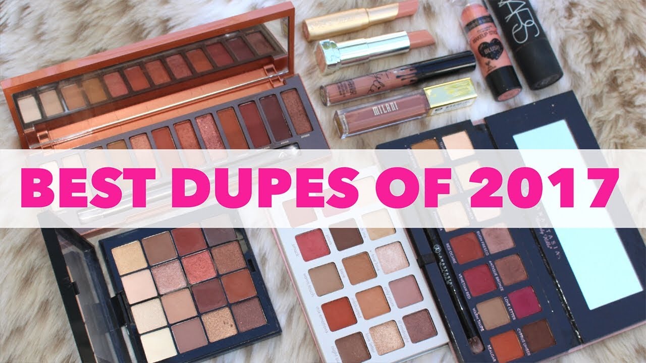 Top 10 Drugstore Makeup Dupes of 2017