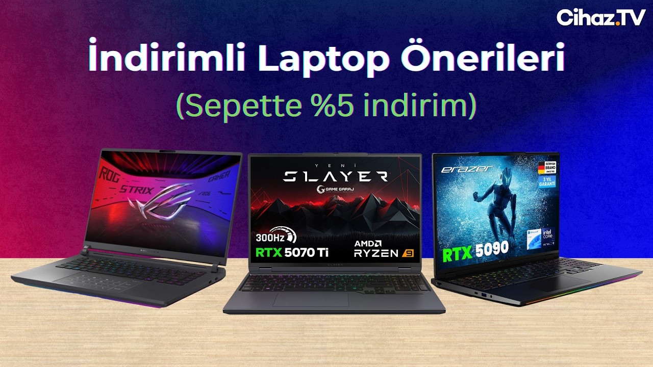 İndirimli Laptop Önerileri ve Soru Cevap Canlı Yayını - 9 Mart 2026