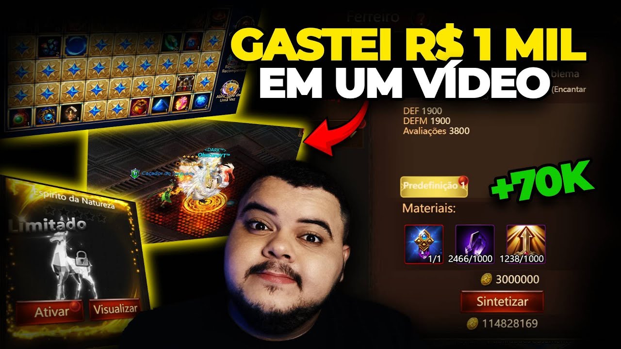 Gastei R$ 1 mil Nesse Vídeo Para Ganhar 70k de Poder - Wartune Ultra!