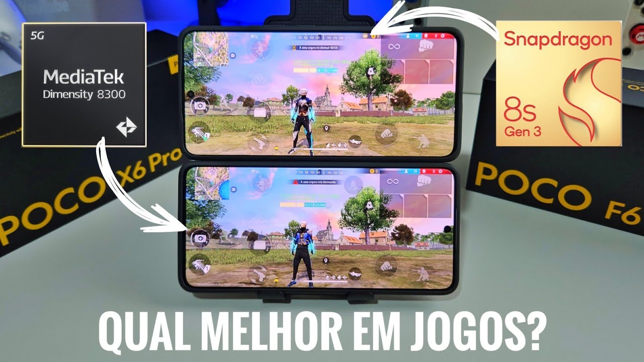 POCO X6 PRO vs POCO F6 COMPARATIVO GAMING TEST 🔥🎮