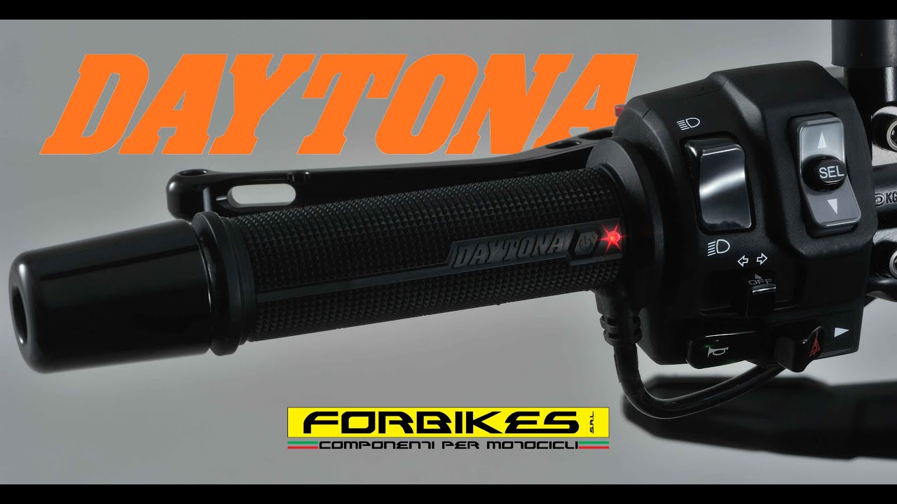Manopole riscaldate con interruttore integrato Daytona