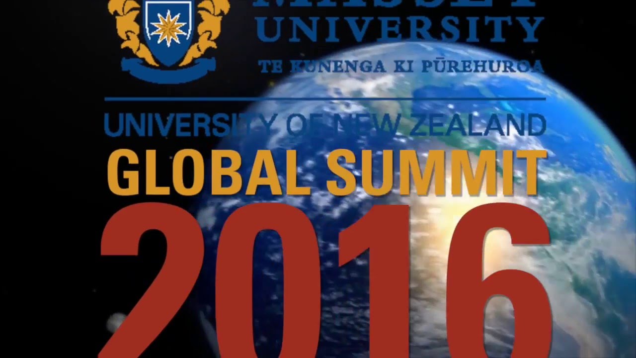 Global Summit 2016 Dr Damien Rogers | Massey University