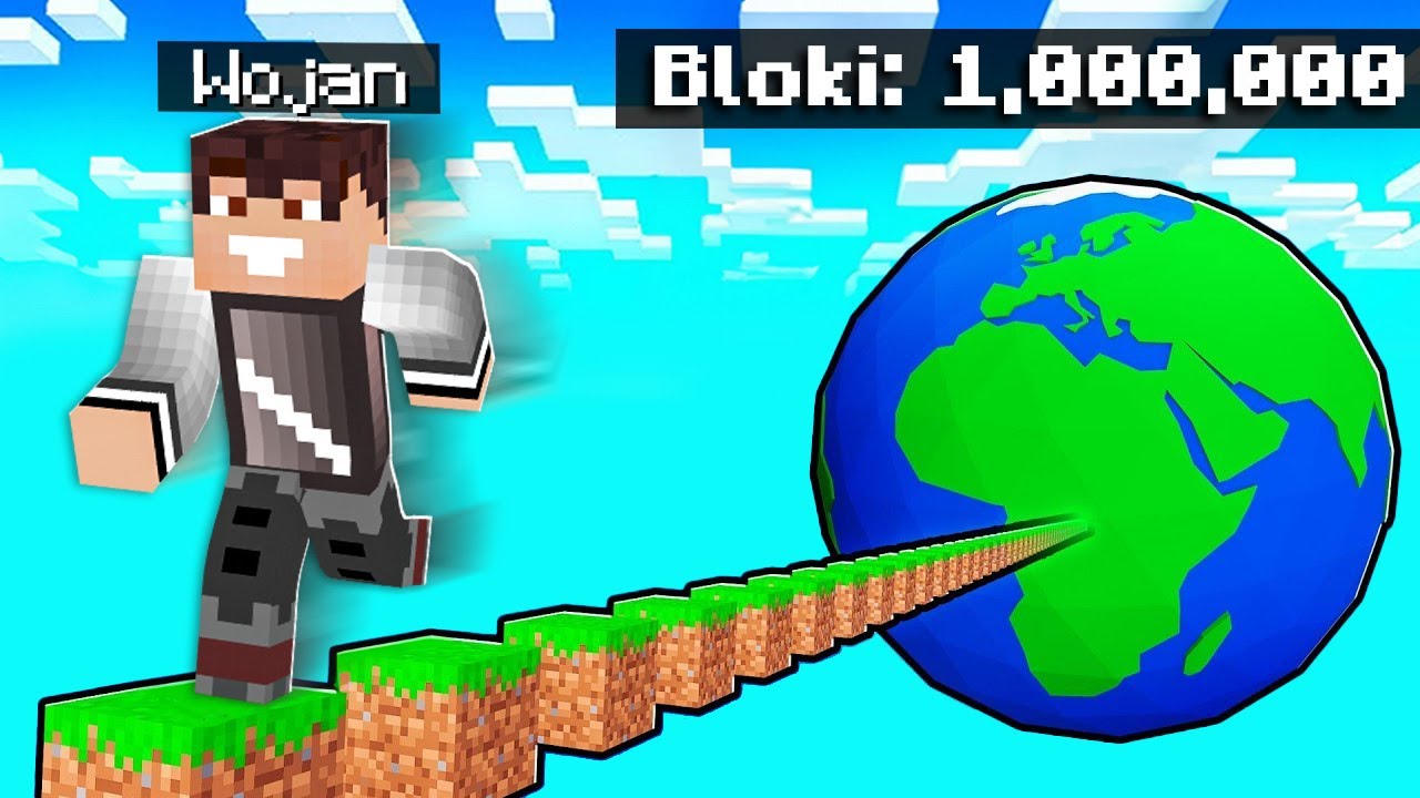 BIEGNĘ 1,000,000 KRATEK w Minecraft!
