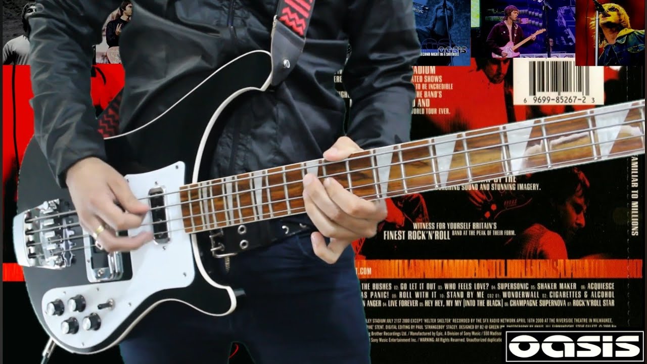 Oasis - Helter Skelter - Bass COVER (LIVE VERSION)