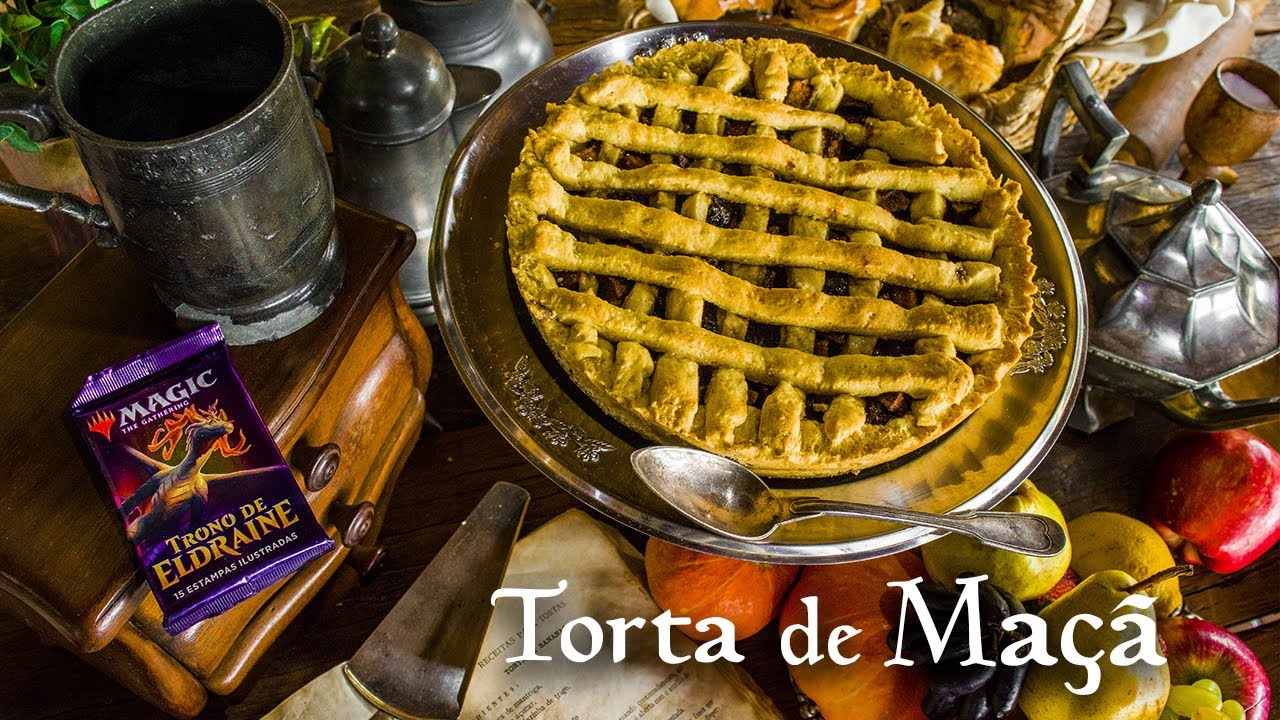 TORTA DE MA&Ccedil;&Atilde; |  #MTGEldraine #MTGArena | Cozinha dos Tronos