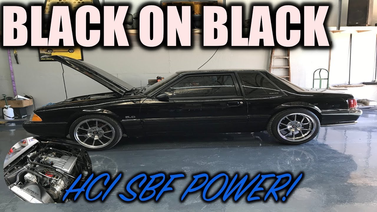 The holy grail foxbody mustang? *BLACK ON BLACK NOTCH*