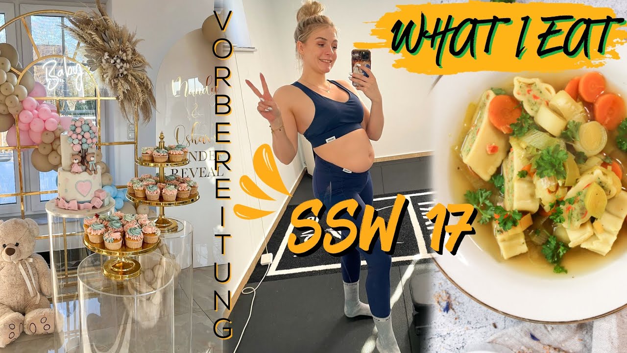 Was ich an einem Tag esse 😋 | Vorbereitung Gender Reveal Party 😍🥳