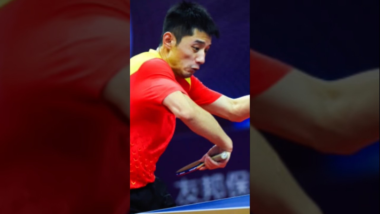 Zhang Jike Super Backhand Flick