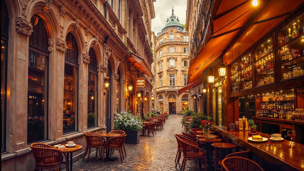 Vienna Street Caf&eacute; Jazz Morning ☕ Relaxing Jazz Music & Calm Bossa Nova for Study, Focus