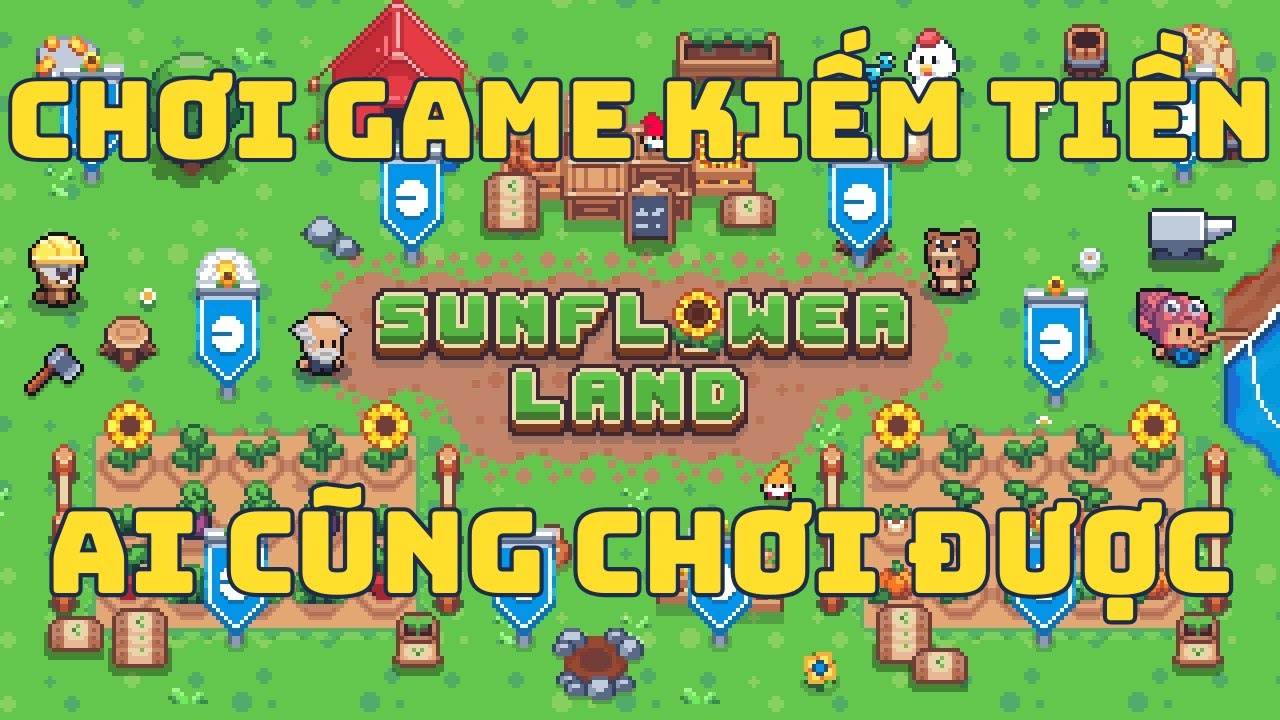 Cách Tôi Đang Kiếm Tiền Thật Từ Game Sunflower Land #LVT