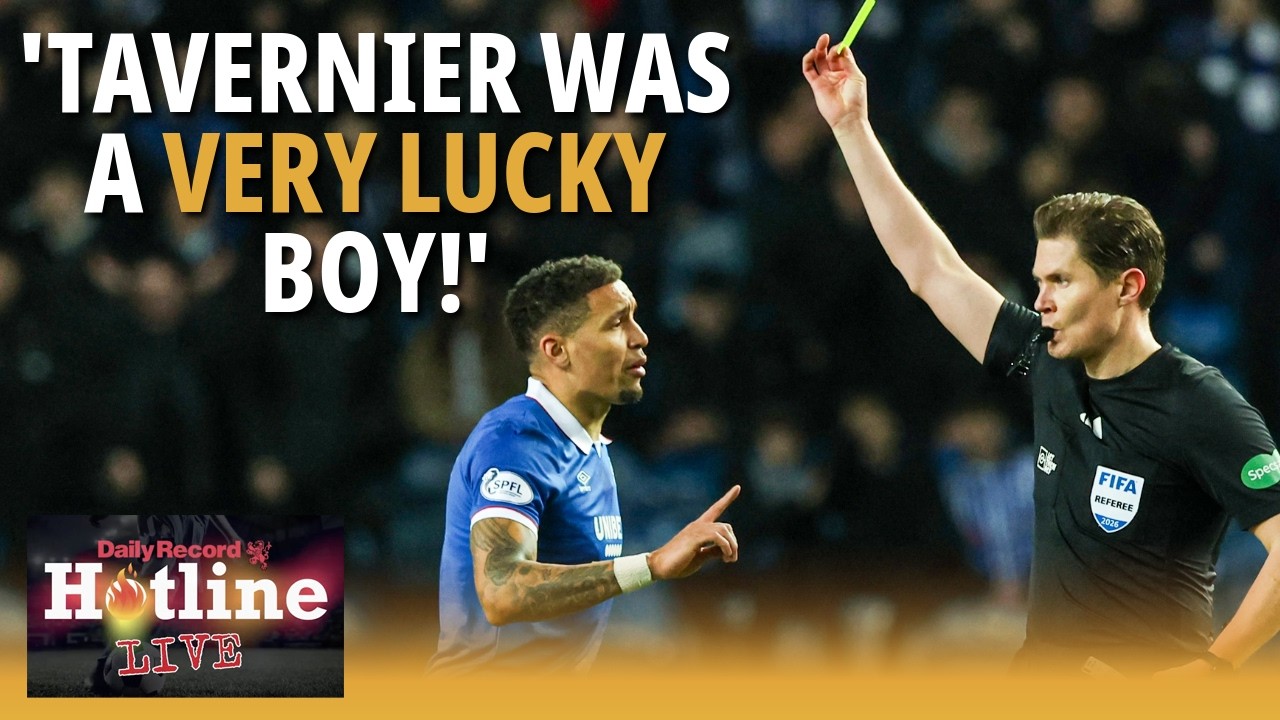 Tavernier was a very lucky boy - that could easily have resulted in a red card! | Hotline Live