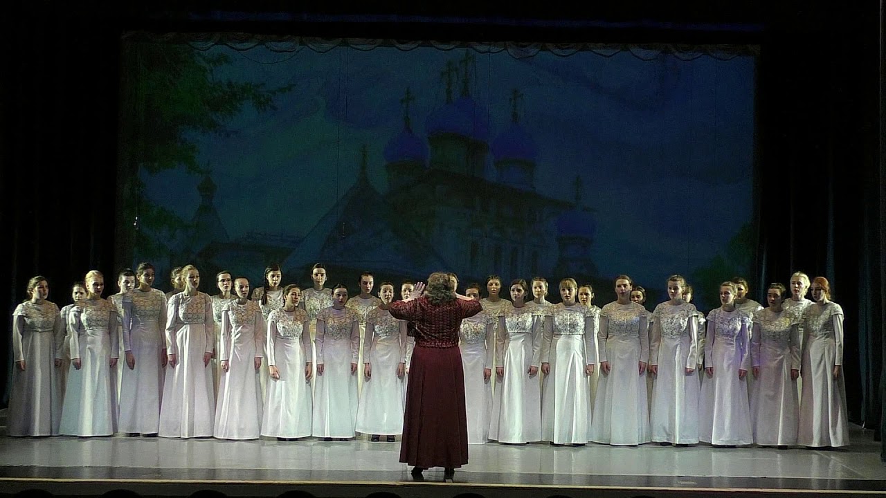 Женский хор вокального отделения КМТИ П1 Е. Подгайц, сл. А. Блока 
