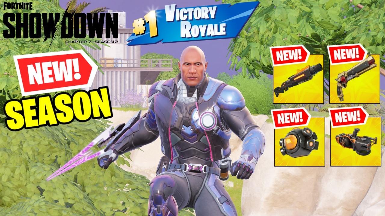 FOUNDATION Gameplay Wins Zero Build (NEW FORTNITE CHAPTER 7 SEASON 2)