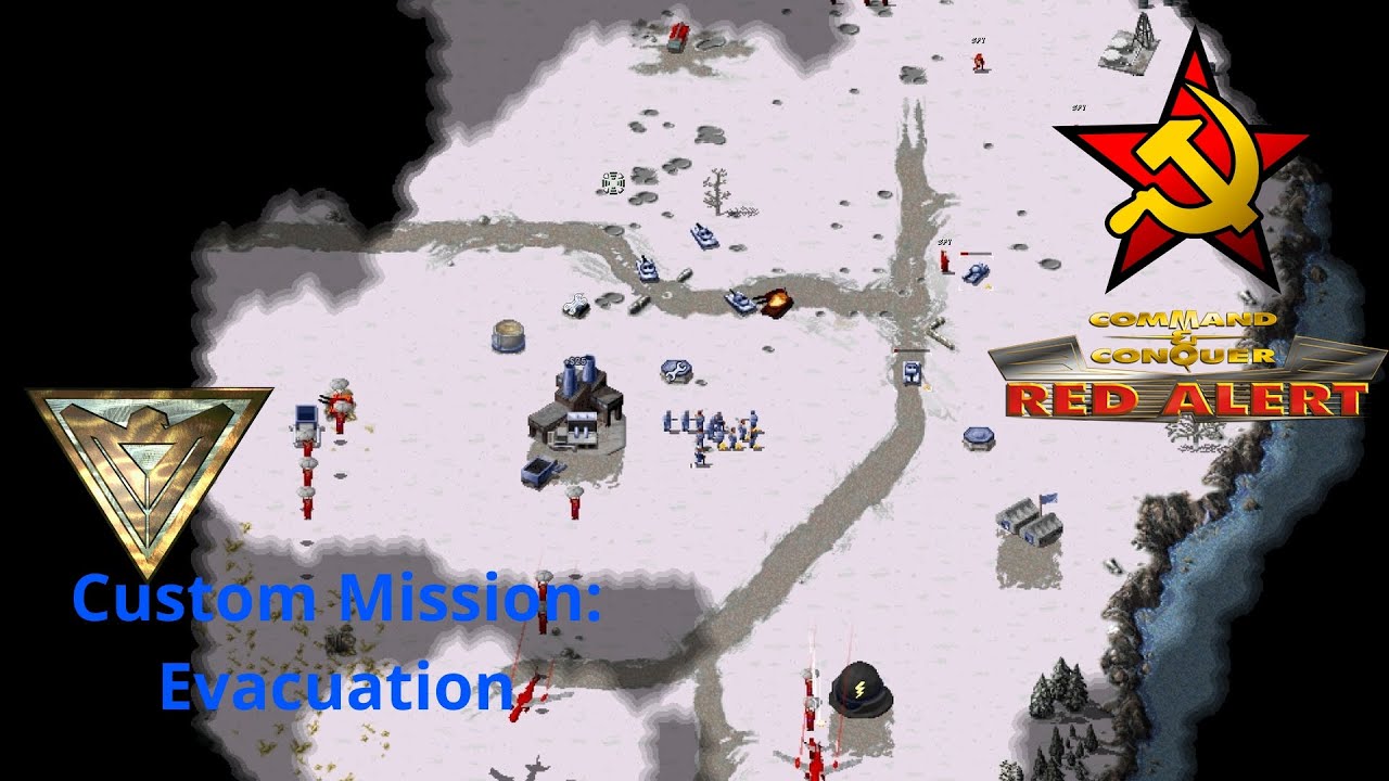 OpenRA: Red Alert | Allies Custom Mission: Evacuation