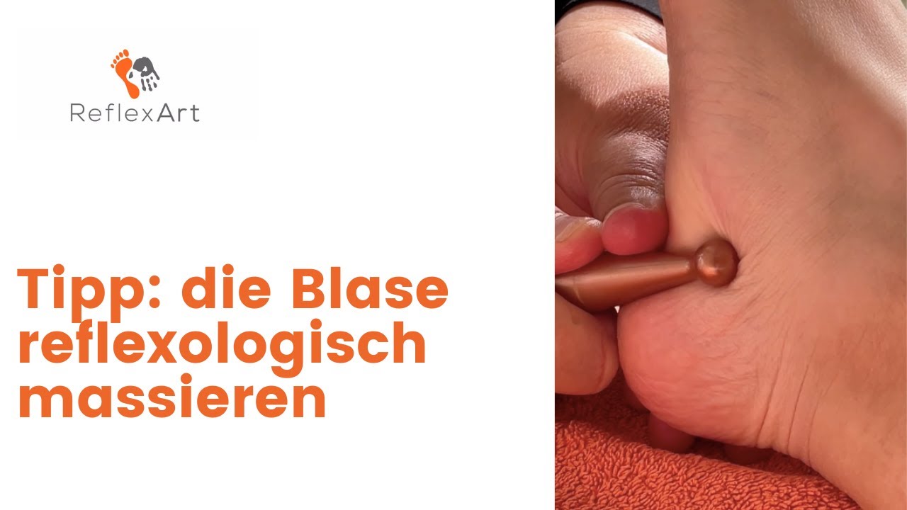 Tipp: die Blase reflexologisch massieren