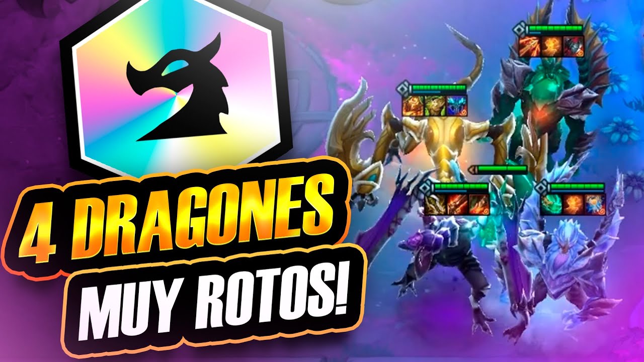 🔥 4 DRAGONES NO TIENEN SENTIDO!!! &iquest;COMPO SOLO DE DRAGONES? TFT SET 7 PBE | Reven
